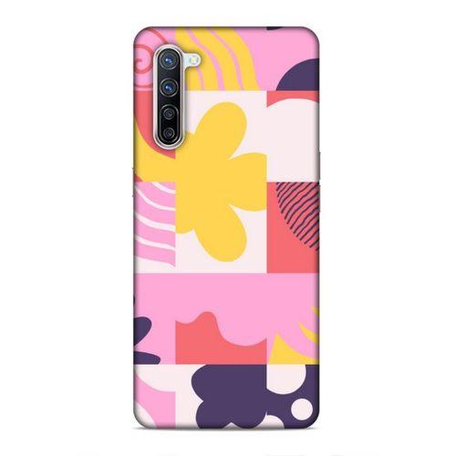 Oppo Reno 3 Pro 5g Uyumlu Kılıf Insomnia (22) Tam Koruma Kılıfı Pembe Sarı