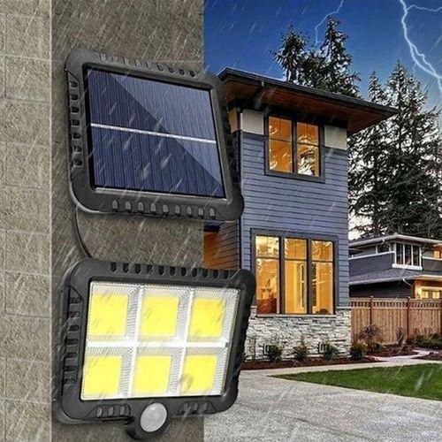 Güneş Enerji Panelli 120 LED Bahçe Aydınlatma S-30