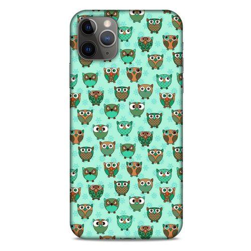 Baykuşlar (23) Desenli Silikon Kapak Telefon Kabı Apple Iphone 11 Pro Max Kılıf