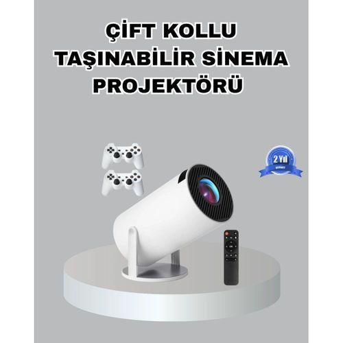 Taşınabilir Projeksiyon Cihazı 4k Destekli Wi-fi Kablosuz Ekran Yansıtma