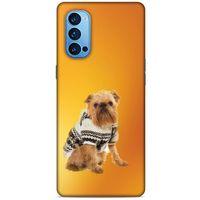 Oppo Reno 4 Pro Kılıf Köpek Kıyafetleri (28) Arka Kapak Brüksel Griffonu Hırka