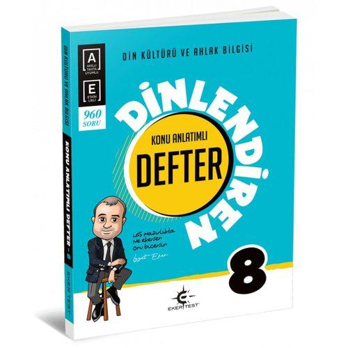 8. Sınıf Din Kültürü ve Ahlak Bilgisi Dinlendiren Defter Eker Test