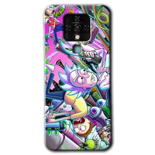 Potkal Hediye Fabrikası Tecno Camon 16 Kılıf HD Desen Baskılı Arka Kapak - Graffiti Çizgi Film