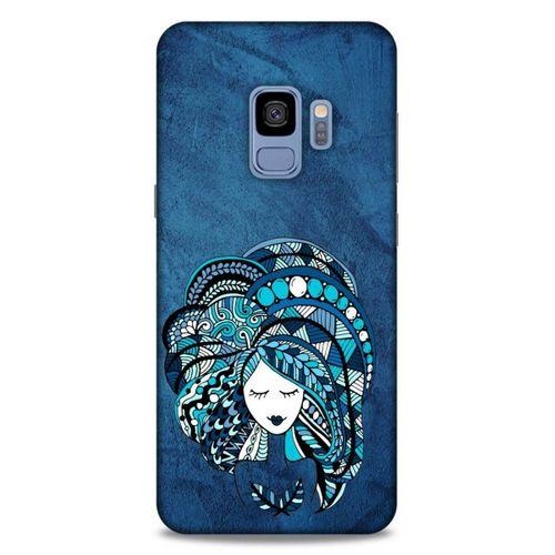 Lopard Samsung Galaxy S9 Uyumlu Kılıf Sürreal Yüzler ♀ (35) Fit Design Kılıf Baskılı