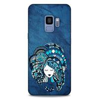 Lopard Samsung Galaxy S9 Uyumlu Kılıf Sürreal Yüzler ♀ (35) Fit Design Kılıf Baskılı