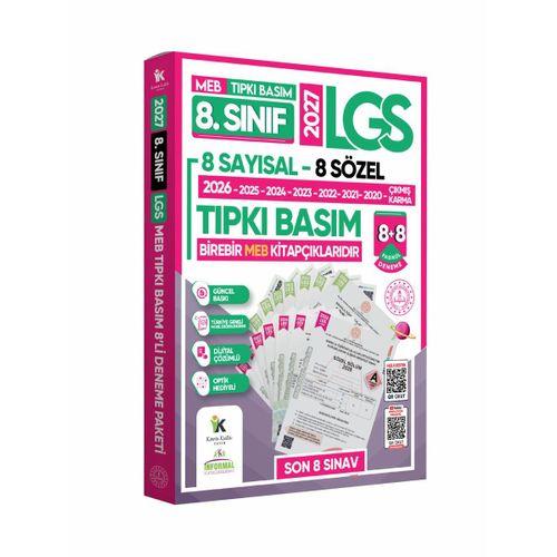 2026 8 Sınıf MEB LGS-İOKBS(BURSLULUK) Çıkmış Soru Tıpkı Basım 17li Deneme Paketi TG Video Çözümlü