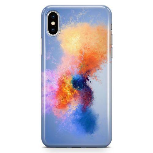 Apple iPhone XS Max Kılıf Color Splash Arka Kapak Koruma Desenli Full Koruyucu