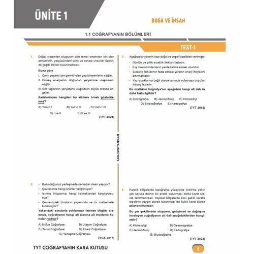 2026 TYT COĞRAFYAnın Kara Kutusu ÖSYM Çıkmış Soru Havuzu Bankası Konu Özetli Dijital Çözümlü