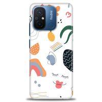 Xiaomi Redmi 12C Kılıf HD Baskılı Kılıf - Drawing + Tam Ekran Koruyucu
