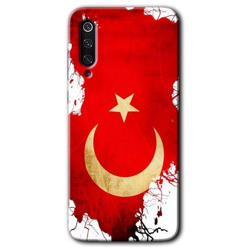 Xiaomi Mi 9 SE Kılıf HD Desen Baskılı Arka Kapak - Türkiyem + Kırılmaz Cam