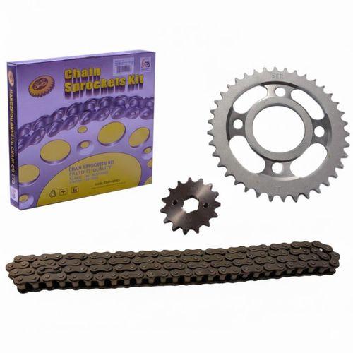 SEVGENT 125Cg Model Ön-Arka Dişli Zincir Set 428 102L 38-15T Sfr