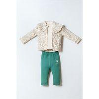 U.S. Polo 3lü Takım USB2981 Ekru Yeşil