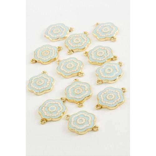 Çiçek Çift Kulplu Mineli Bileklik ve Kolye Ucu Aparatı 1 Adet