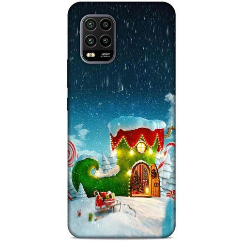 Xiaomi Mi 10 Lite Kılıf Snowix (4) Koruma Kılıfı Yeşil Lacivert
