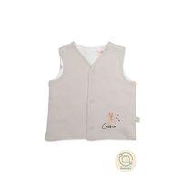 Bistyle Bistyle Yelek Çift Taraflı Cookies Make Happy 18111 Ekru