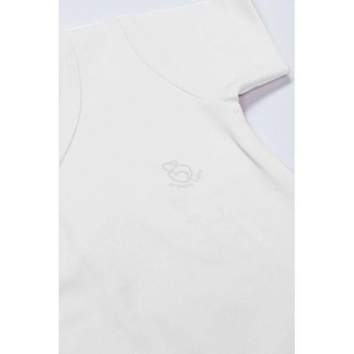 Bistyle Organik Natural Basic Style Kruvaze Yarım Kol Body Bs17101 Beyaz