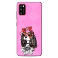 Animax Kurdelalı Spaniel Samsung Galaxy A41 Kılıf Desenli Silikon