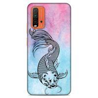 Lopard Xiaomi Redmi Note 9 4g Uyumlu Kılıf Tattoo's (31) TPU Kılıf Balık Dövmesi