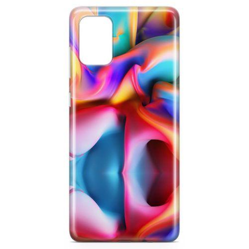 Samsung Galaxy A71 Kılıf Silikon Boya Arka Kapak Koruma Desenli Full Koruyucu