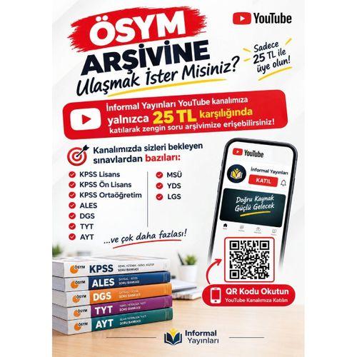 2027 MEB-AGS ÖABT İlköğretim Matematik Öğretmenliği ÖSYM Tıpkı Basım 14lü Deneme Paketi Türkiye G