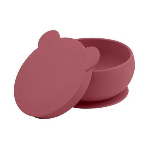 OiOi OiOi Silikon Kapaklı Kase Velvet Rose