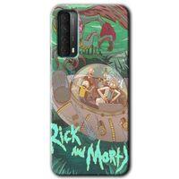 MRCİLETİSİM Huawei P Smart 2021 Kılıf Baskılı Kapak - Bad Breaking +Tam Kaplayan Mat Seramik