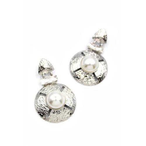 Metal Küpe - Gümüş