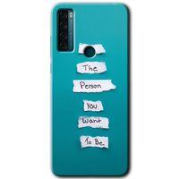 TCL 20 SE Kılıf HD Desen Baskılı Arka Kapak - Want You