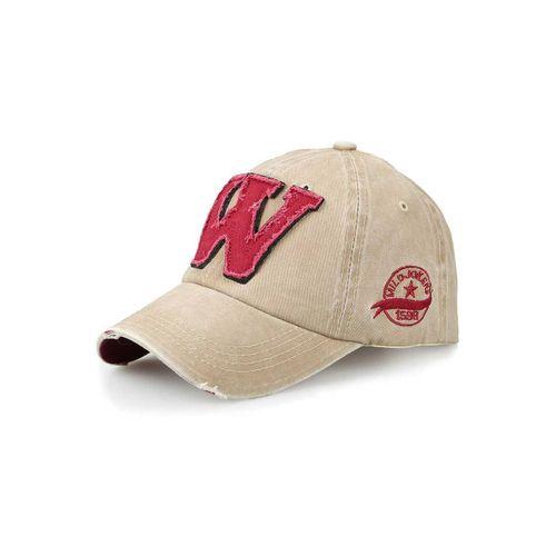 W model | %100 Pamuk Yıkamalı W Harfli Kep Şapka