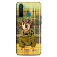 Oppo Realme 5 Pro Kılıf Köpek Kıyafetleri (35) Fit Design Kılıf Beagle Palto