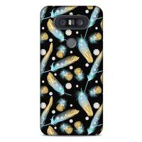 LG K41S - K51S Kılıf Desenli Özel Seri Tüyler (26) Tpu Silikon Kılıf