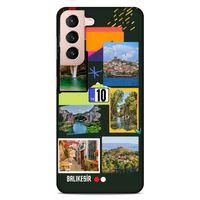 Lopard Samsung Galaxy S21 Uyumlu Kılıf Şehirli ※ (10) Balıkesir Full Koruma Kılıfı