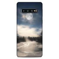 Lopard Samsung Galaxy S10 Uyumlu Kılıf Gece'S (27) Tasarımlı Kılıf Dolunay