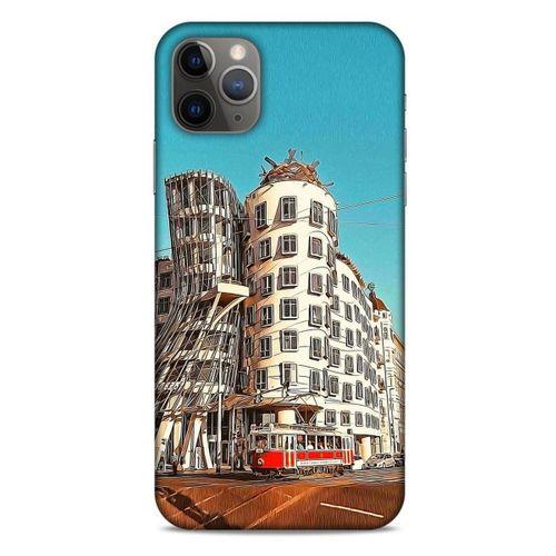 Apple Iphone 11 Pro Max Kılıf Dünya Mimarisi (35) Fit Design Kılıf The Dancing House Çekya