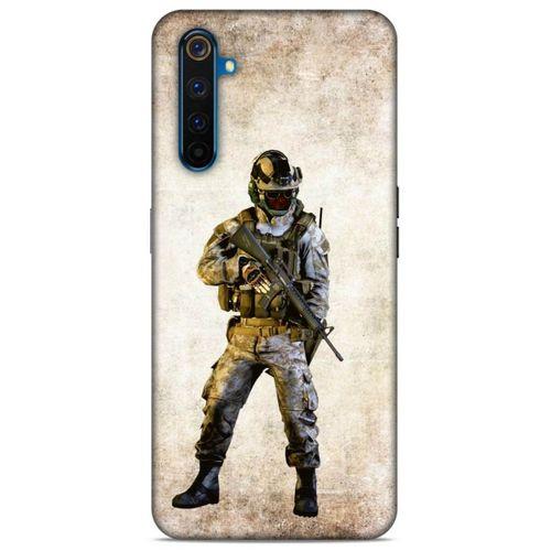 Lopard Oppo Realme 6 Pro Uyumlu Kılıf GameX (21) Koruyucu Kapak Soldier