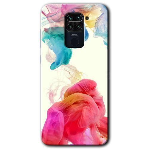 MRCİLETİSİM Xiaomi Redmi Note 9 Kılıf Baskılı Kapak - Gökkuşağı Color + 5D Tam Kaplayan Cam