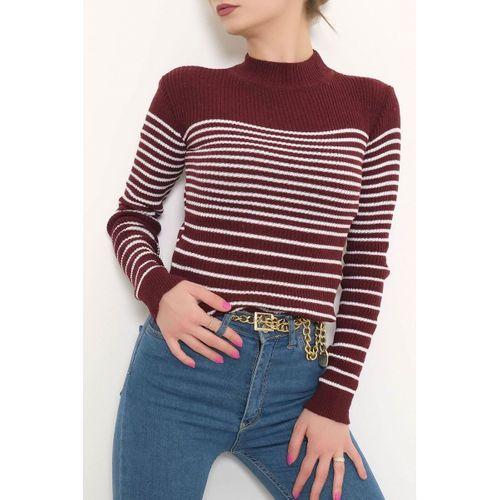 Yarım Balıkçı Triko Bordo - 9917.1319.