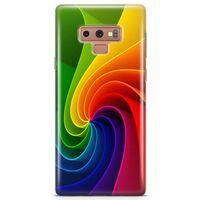 Samsung Galaxy Note 9 Kılıf Rüzgar Gülü Arka Kapak Koruma Desenli Full Koruyucu