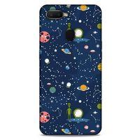 Oppo Ax7 Uyumlu Kılıf Mavi Delisi (25) Antişok Kapak Space
