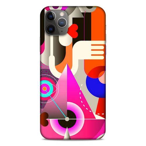 Lopard Apple Iphone 11 Pro Max Uyumlu Kılıf Soyut Sanat (17) Baskılı Tasarım Kılıf