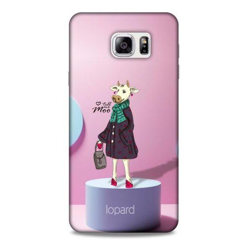 Samsung Galaxy Note 5 Kılıf FunnyMaX (8) Baskılı Kılıf Pembe Mavi