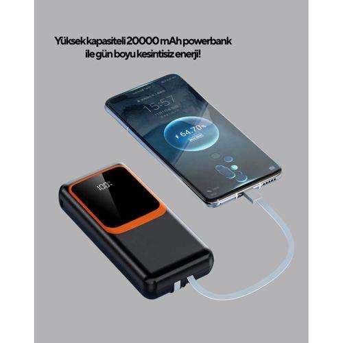 Powerbank 20000 Mah Yüksek Kapasiteli Ve 22.5w Hızlı Şarj Destekli