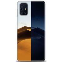 Samsung Galaxy M51 Kılıf HD Baskılı Kılıf - Gece ve Gündüz + Tam Ekran Koruyucu
