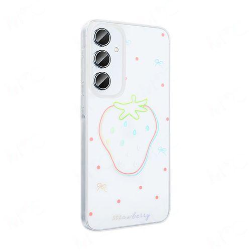 Galaxy A16 Kılıf Şeffaf Figürlü Zore Folk Sert Kapak