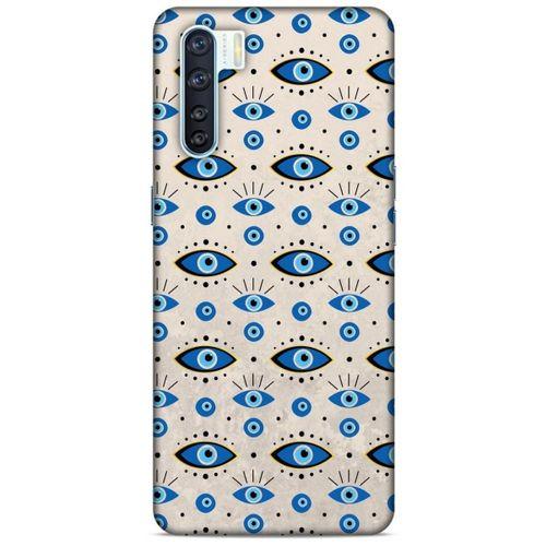 Nazarium (33) Desenli Silikon Kapak Oppo A91 Kılıf