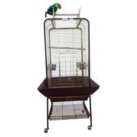 Dayang Papağan Eğitim Kafesi Ayaklı 59x59x152cm Siyah