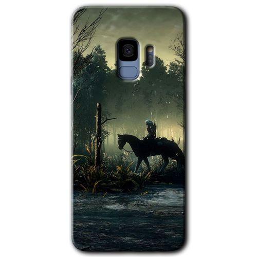 MRCİLETİSİM MRCİLETİSİM Samsung Galaxy S9 Kılıf HD Desen Baskılı Arka Kapak + Temperli Cam - Savaşçı