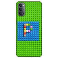 Lopard Oppo Reno 4 Uyumlu Kılıf BloX (28) Arka Kapak P Harfi