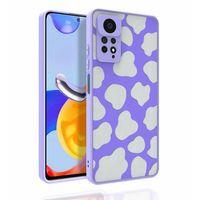Xiaomi Redmi Note 11 Pro 5G Kılıf Desenli Kamera Korumalı Parlak Zore Nora Kapak