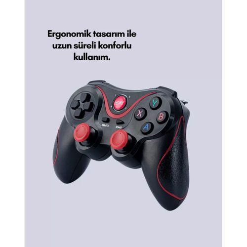 Kablosuz Bluetooth Gamepad Pc Android Tv Uyumlu Oyun Kumandası